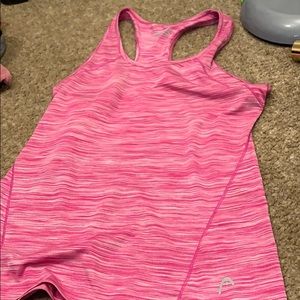 Pink workout tank